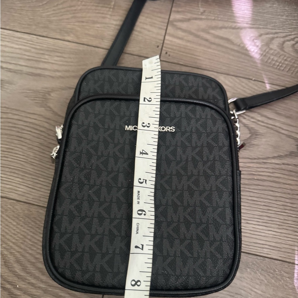 Michael Kors Gray and Black Crossbody Bag - Picture 6 of 11